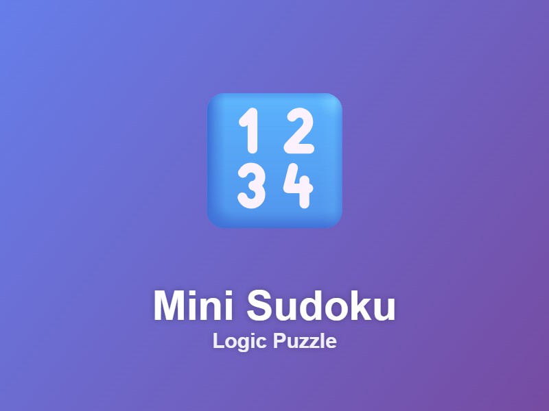 Mini Sudoku